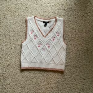 Flower sweater vest💗